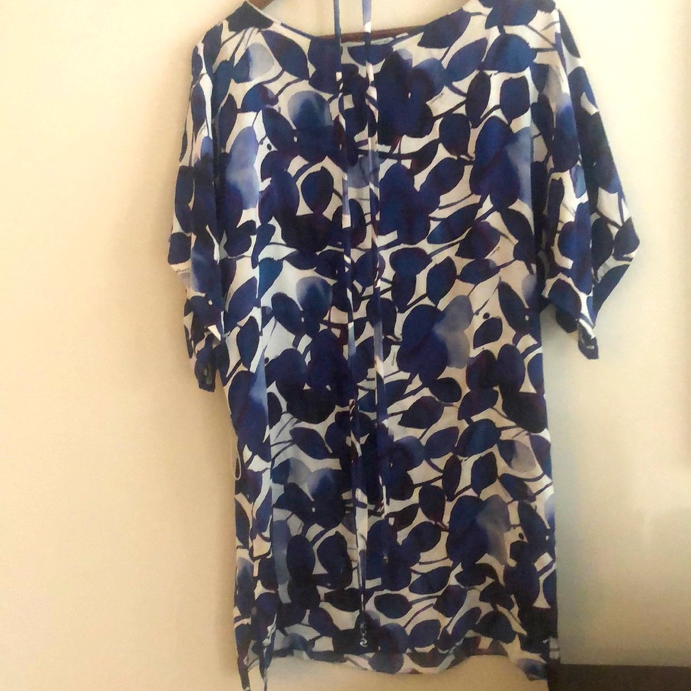 SHAN 100% silk tunic.